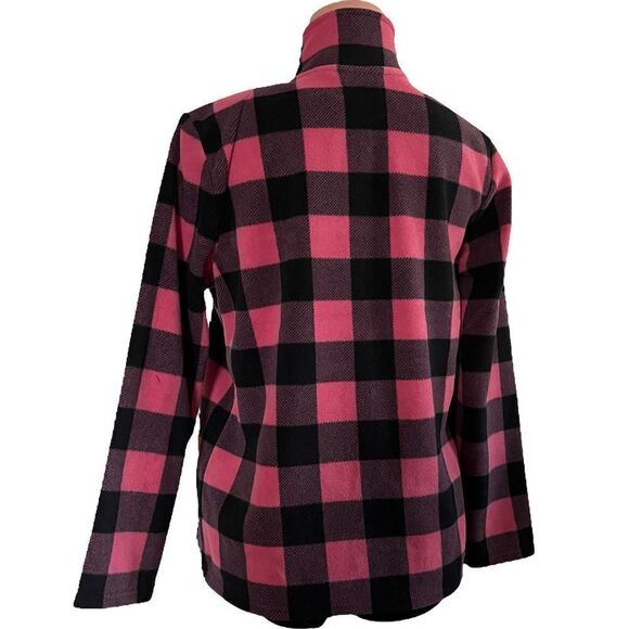 Denim & Co. Printed Fleece Zip Front Jacket - Picture 5 of 5